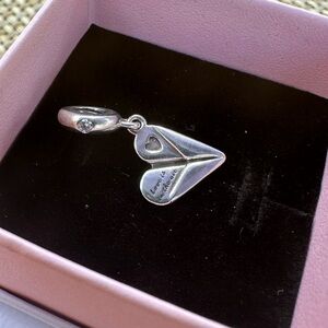 Paper Airplane Pandora Charm